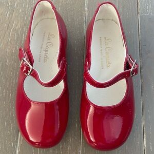 La Coqueta Red Patent Mary Jane Dress Shoes